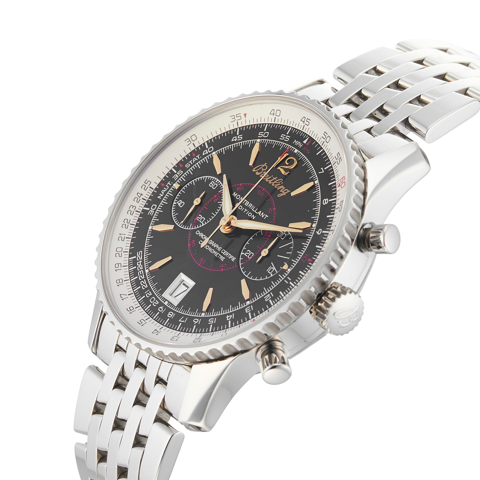Pre-Owned Breitling Navitimer Montbrillant Mens Watch A4833012