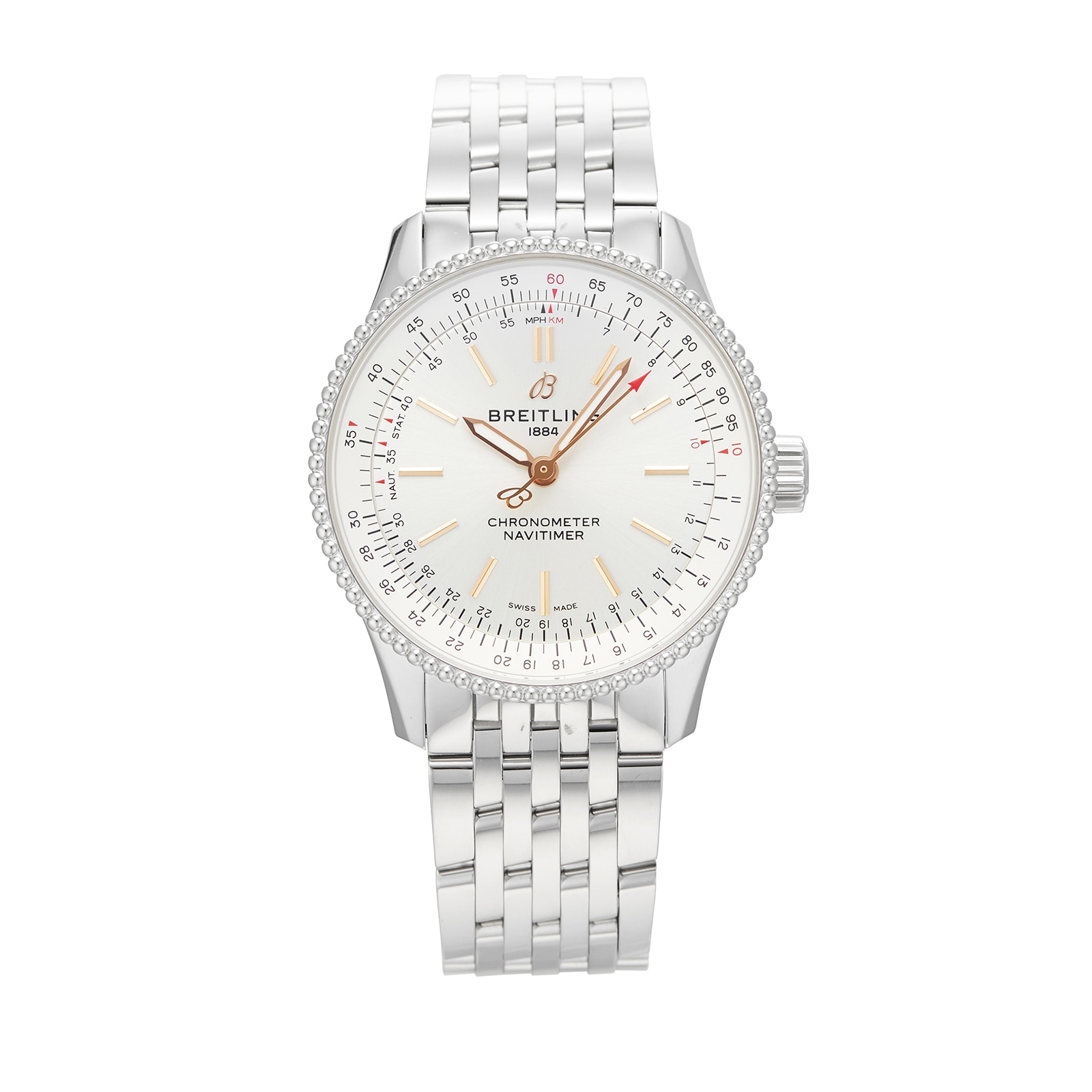 Pre-Owned Breitling Navitimer Automatic 35 Ladies Watch A17395F41G1A1