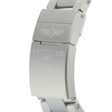 Pre-Owned Breitling Super Avenger White Steel Mens Watch A133751A1A1A1