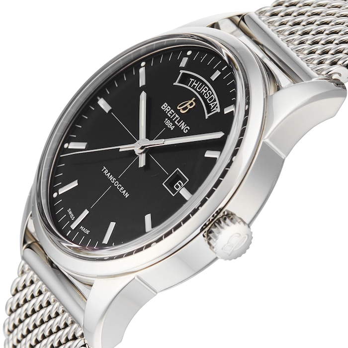 Pre-Owned Breitling Transocean Day-Date Mens Watch A4531012/BB69
