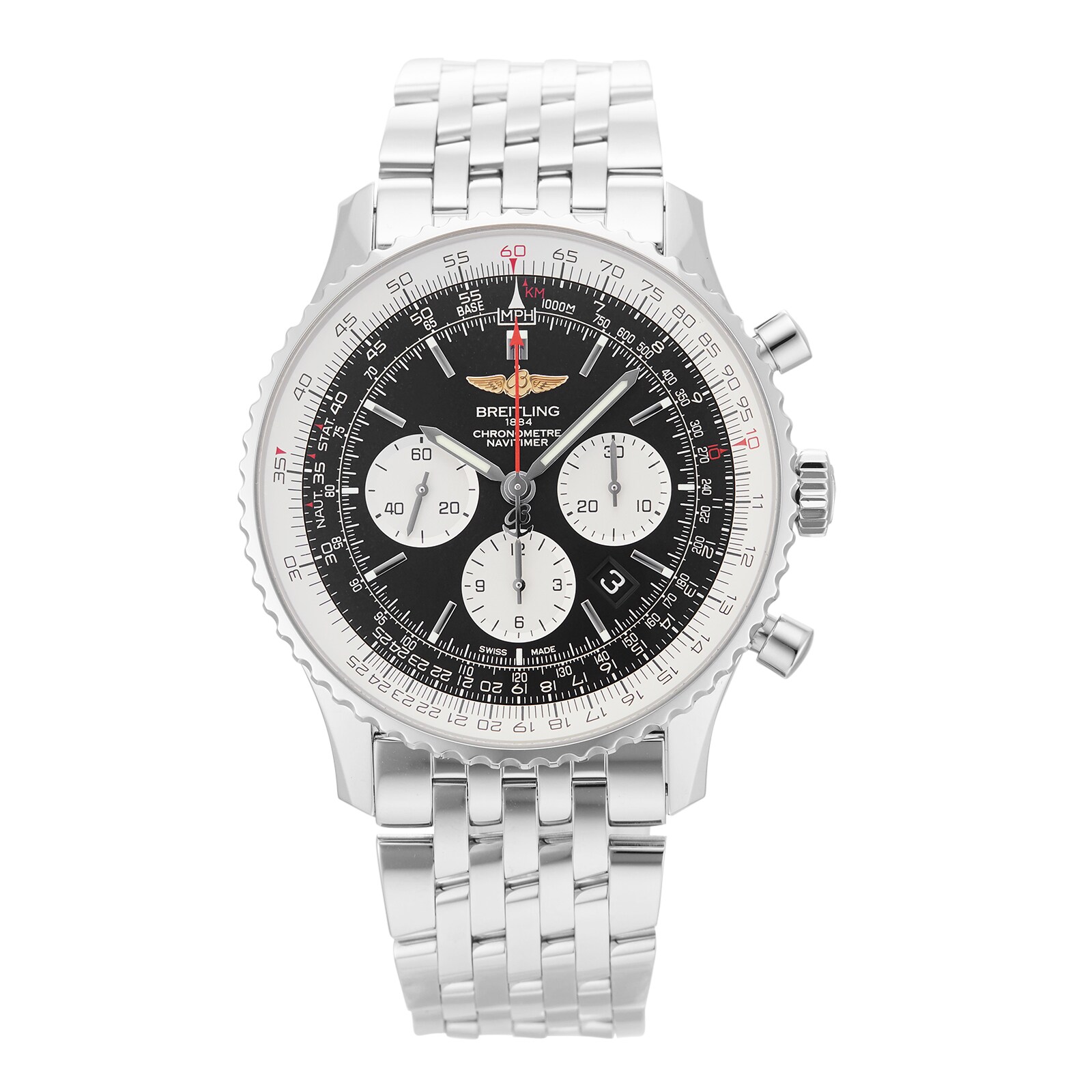 Pre-Owned Breitling Navitimer Mens Watch AB012721/BD09