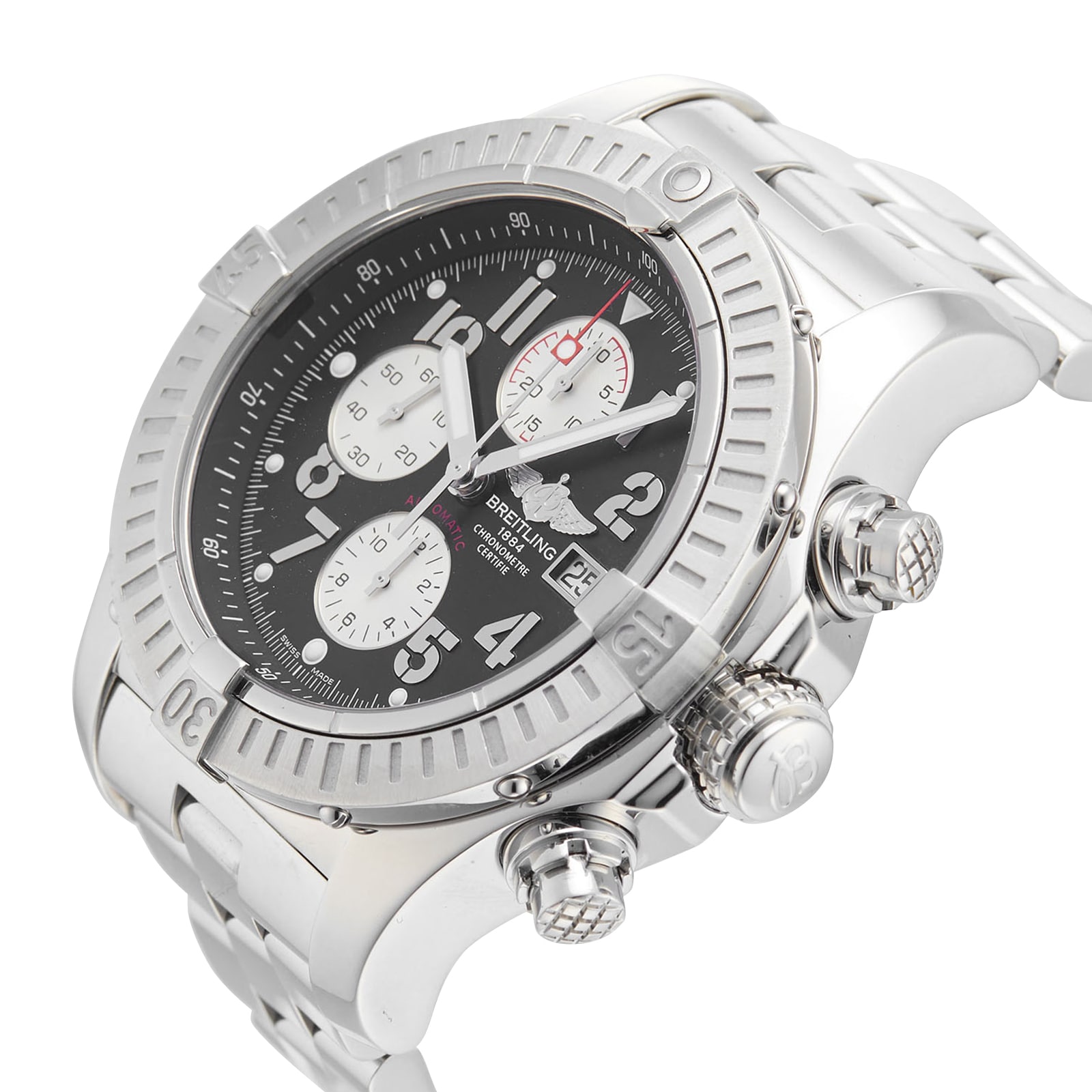 Pre-Owned Breitling Super Avenger Chronograph Mens Watch A1337011/B973