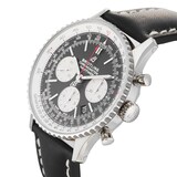 Pre-Owned Breitling Pre-Owned Breitling Navitimer 1 B01 Chronograph Black Steel Mens Watch AB0121211B1X2