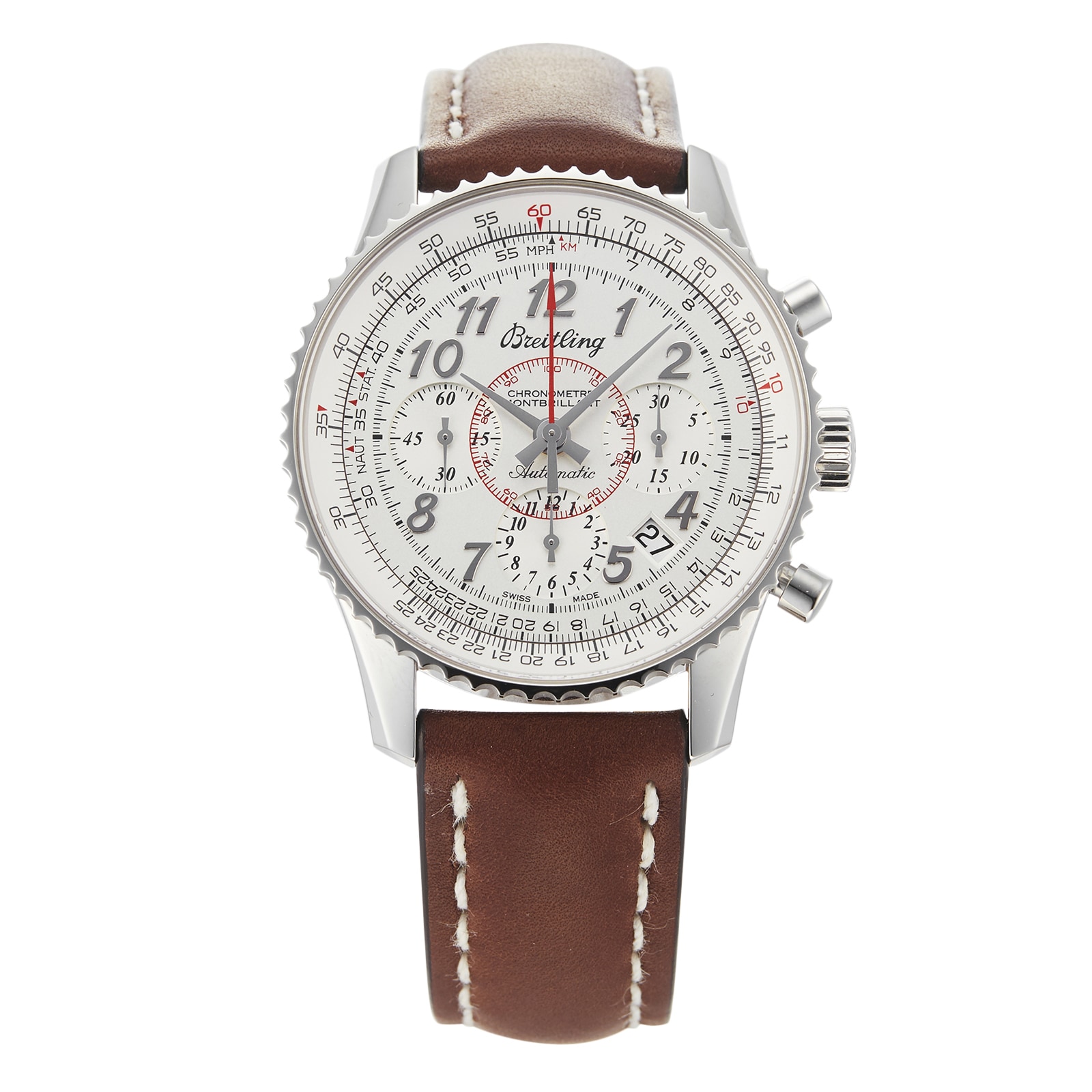 Pre Owned Breitling Navitimer Montbrilliant 01 Limited Edition Mens Watch AB013112 Watches Of Switzerland UK