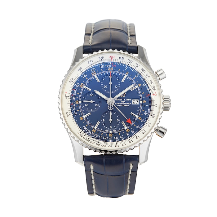 Pre-Owned Breitling Navitimer GMT 46 Mens Watch A24322121C2P2