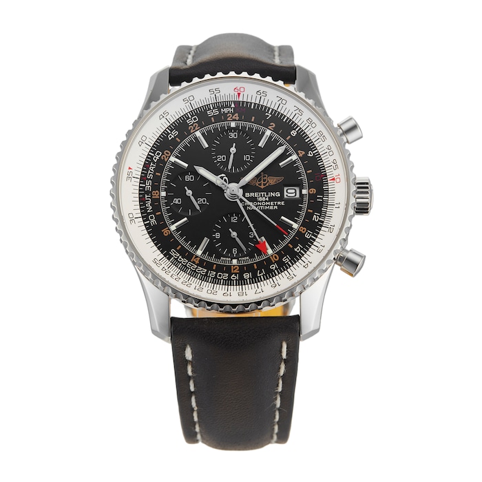 Pre-Owned Breitling Navitimer World 46 Mens Watch A2432212/B726
