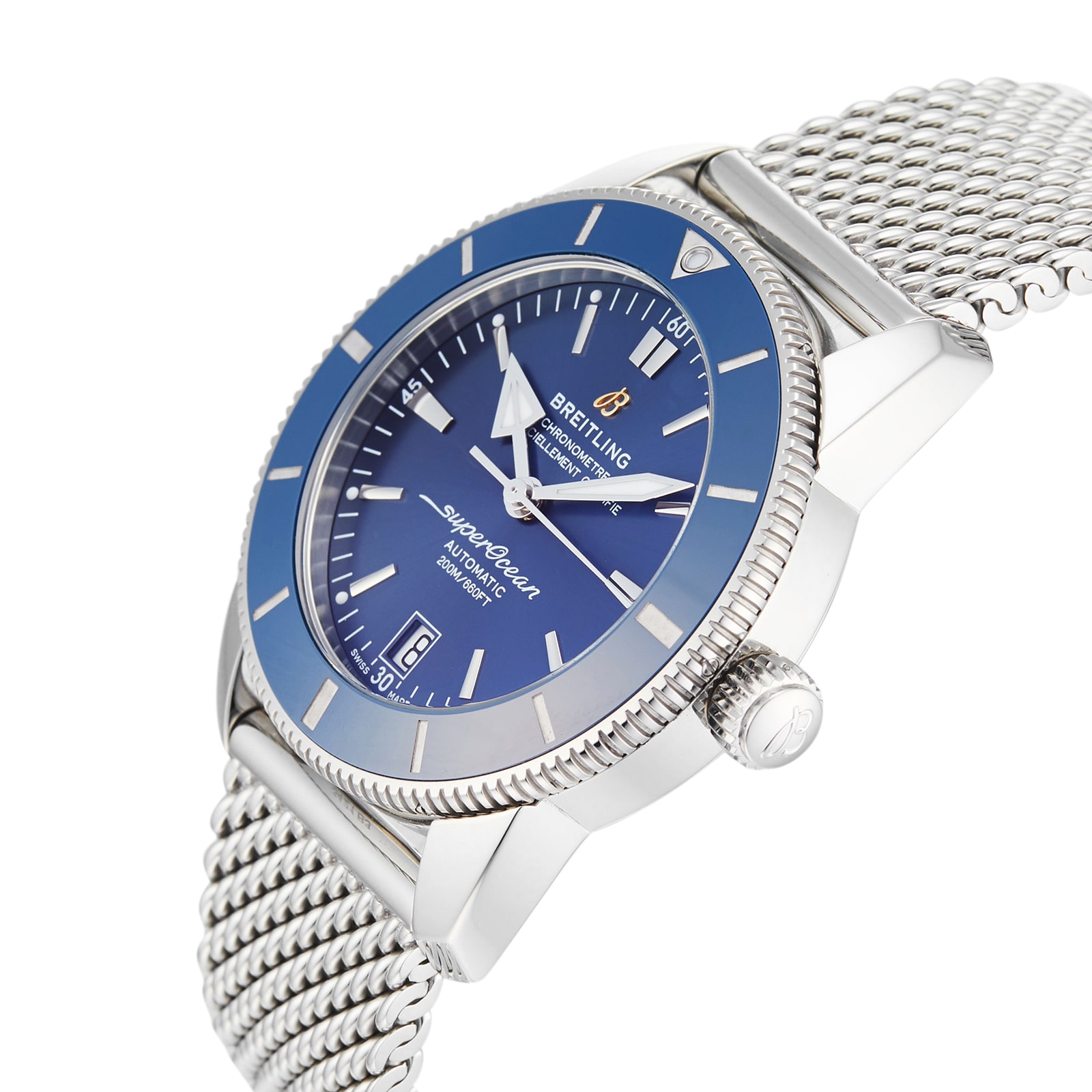 Pre-Owned Breitling Superocean Heritage B20 42 Mens Watch AB2010161C1A1