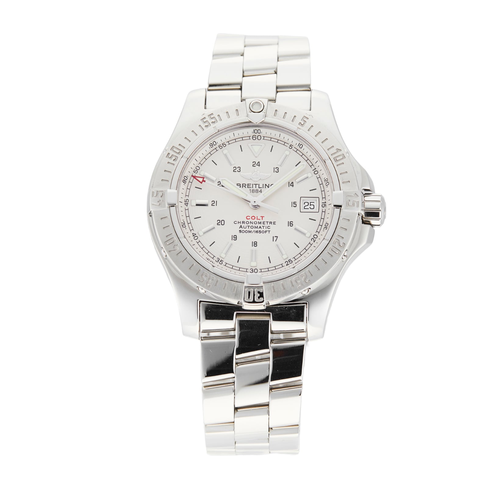 Breitling colt white online dial