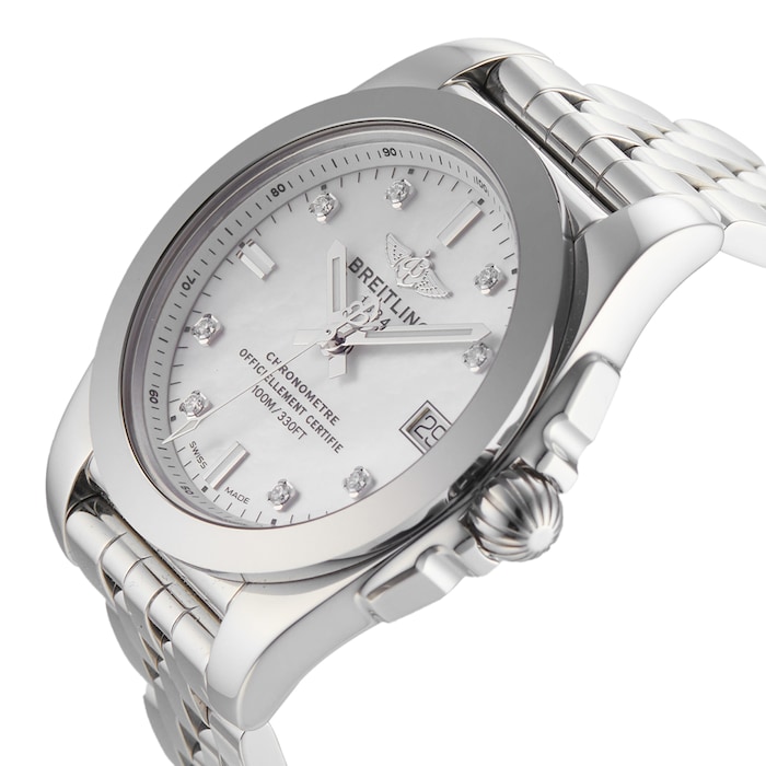 Pre-Owned Breitling Galactic 36 Ladies Watch W7433012/A780