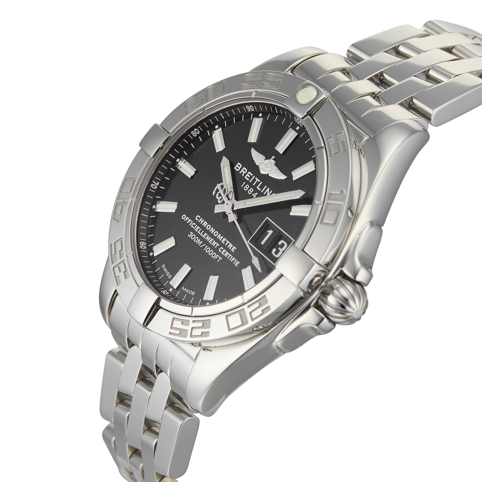 Pre-Owned Breitling Pre-Owned Breitling Galactic 41 Mens Watch A49350L2/BE58 Pre-Owned Breitling Pre-Owned Breitling Galactic 41 Mens Watch A49350L2/BE58