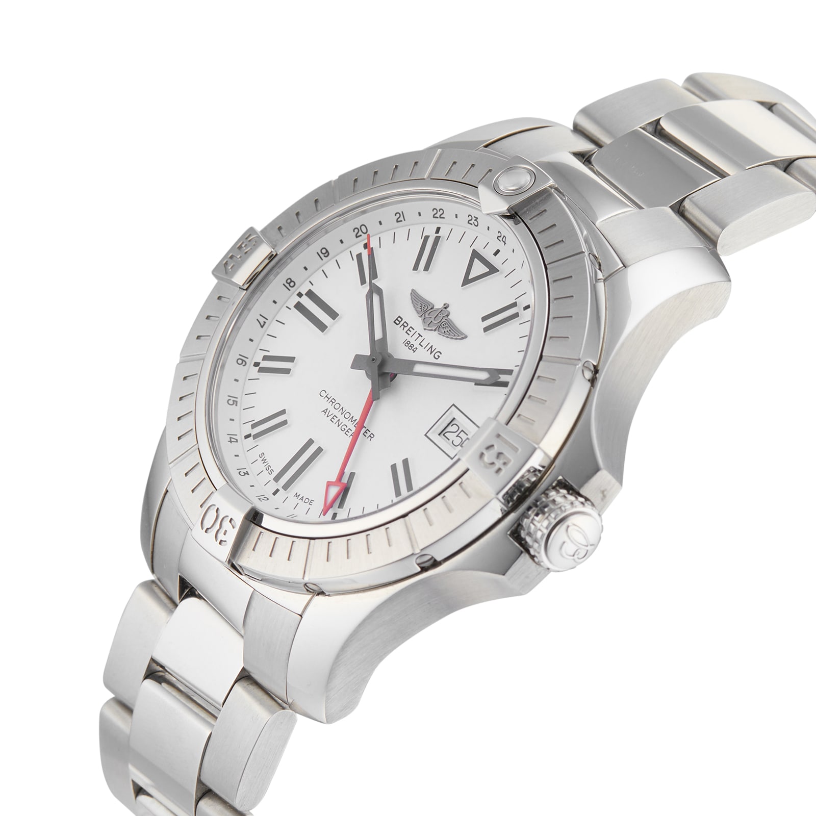 Pre-Owned Breitling Pre-Owned Breitling Avenger Automatic GMT 43 Mens Watch A32397101/A1A1 Pre-Owned Breitling Pre-Owned Breitling Avenger Automatic GMT 43 Mens Watch A32397101/A1A1