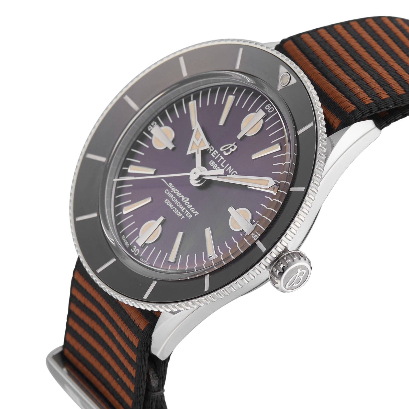 Pre-Owned Breitling Pre-Owned SUPEROCEAN HERITAGE '57 OUTERKNOWN Mens Watch A103703A1Q1W1 Pre-Owned Breitling Pre-Owned SUPEROCEAN HERITAGE '57 OUTERKNOWN Mens Watch A103703A1Q1W1