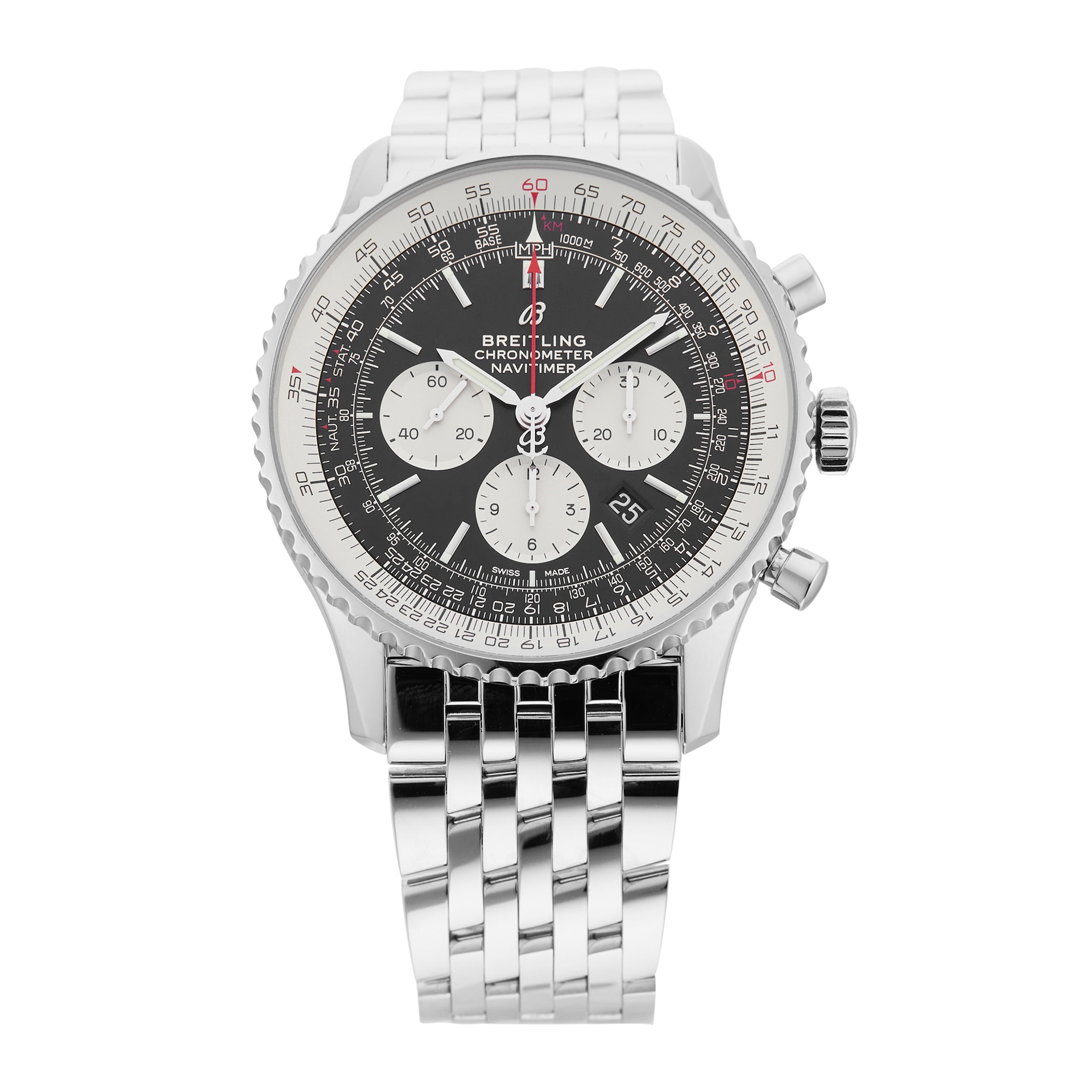 Pre-Owned Breitling Navitimer B01 46mm Stainless Steel
