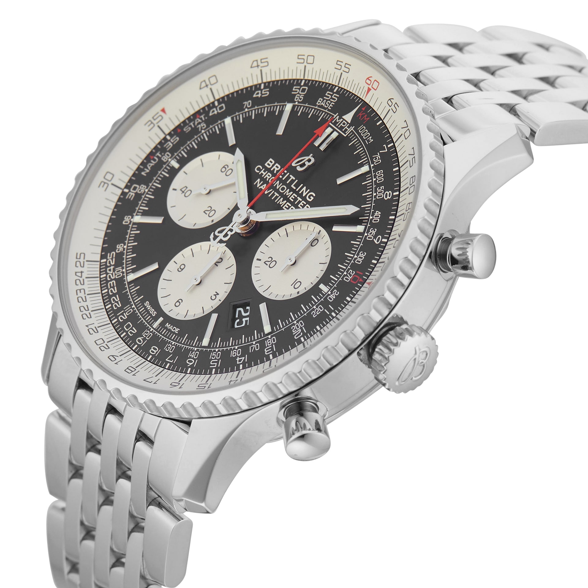 Pre-Owned Breitling Navitimer B01 46mm Stainless Steel