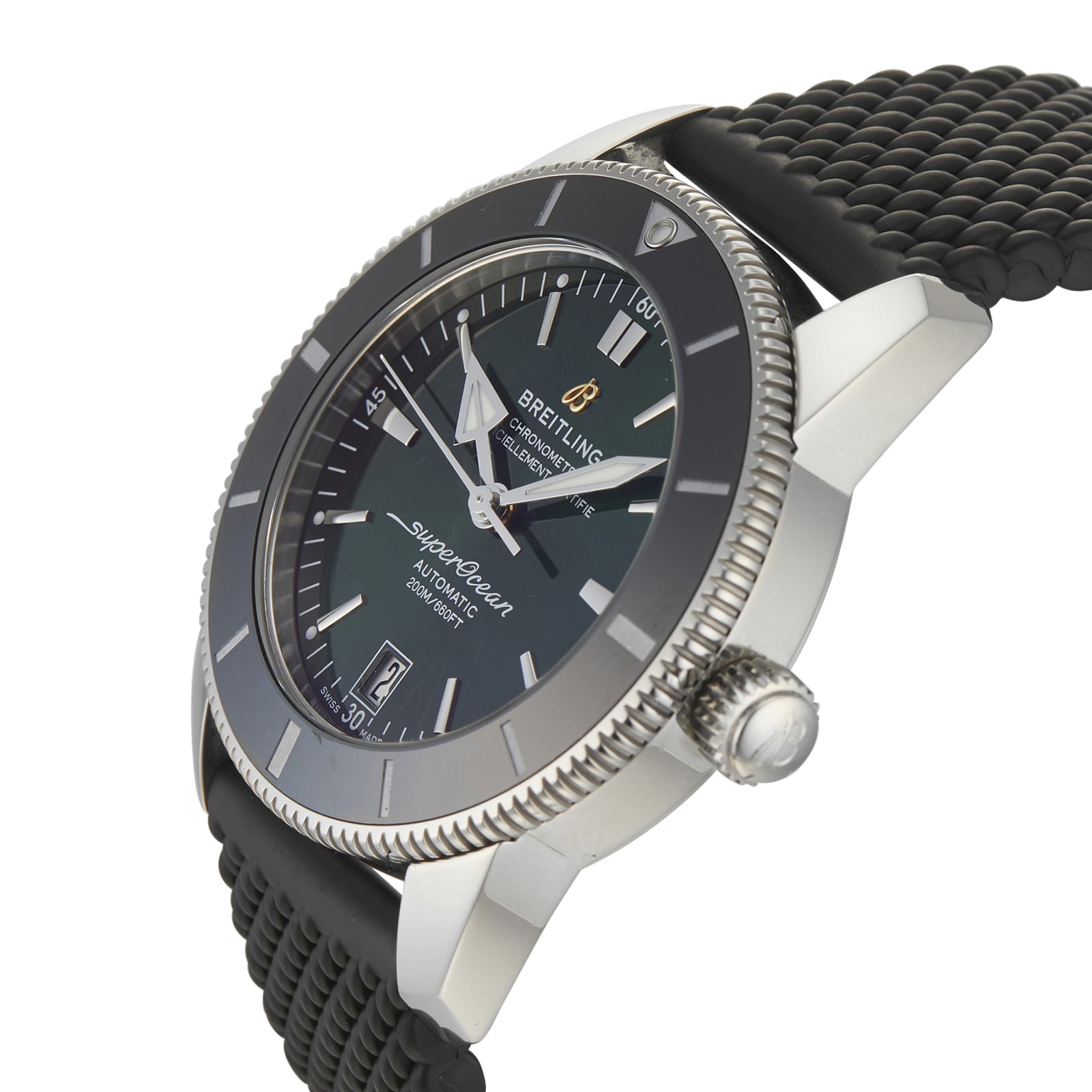 Pre-Owned Breitling Pre-Owned Breitling Superocean Heritage B20 42 Mens Watch AB2010121/L1S1 Pre-Owned Breitling Pre-Owned Breitling Superocean Heritage B20 42 Mens Watch AB2010121/L1S1