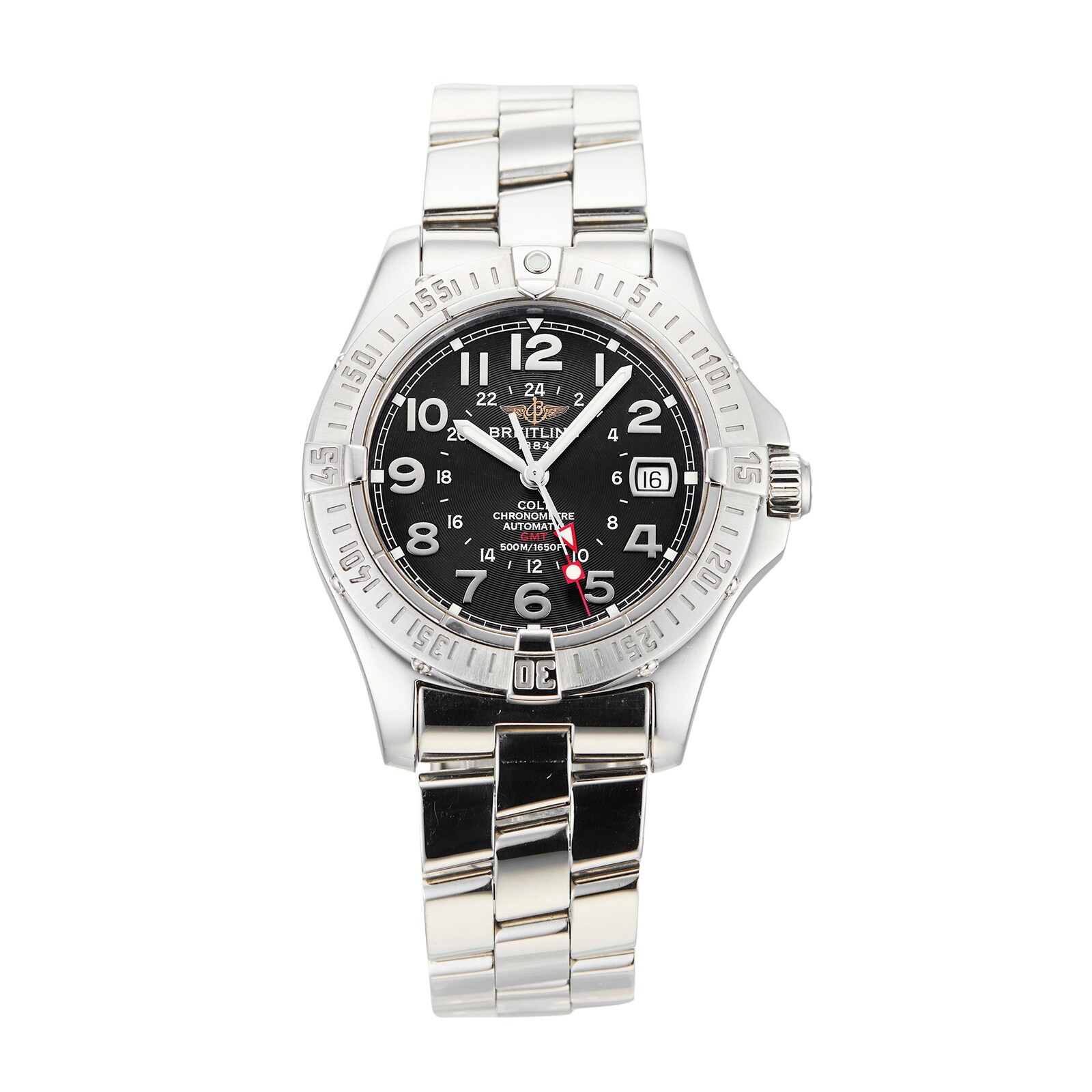 Pre-Owned Breitling Pre-Owned Breitling Colt GMT Mens Watch A3235011/B715 Pre-Owned Breitling Pre-Owned Breitling Colt GMT Mens Watch A3235011/B715