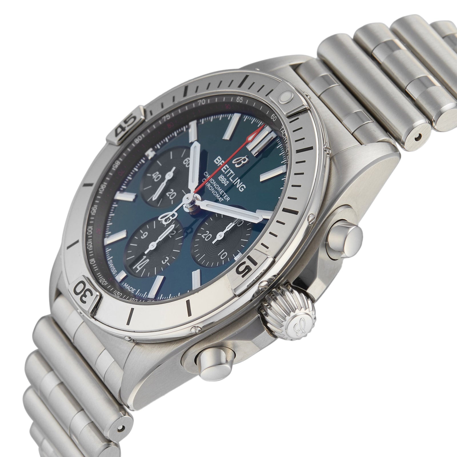 Pre-Owned Breitling Pre-Owned Breitling Chronomat B01 42 Mens Watch AB0134101/L1A1 Pre-Owned Breitling Pre-Owned Breitling Chronomat B01 42 Mens Watch AB0134101/L1A1