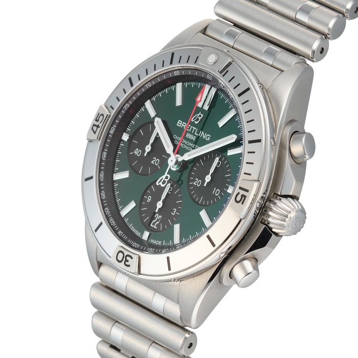 Pre-Owned Breitling Chronomat B01 42 Bentley Mens Watch AB01343A1L1A1