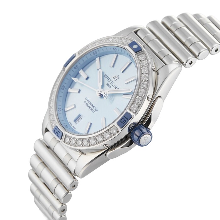 Pre-Owned Breitling Pre-Owned Breitling Super Chronomat 38 Mens Ladies Watch A17356531C1A1