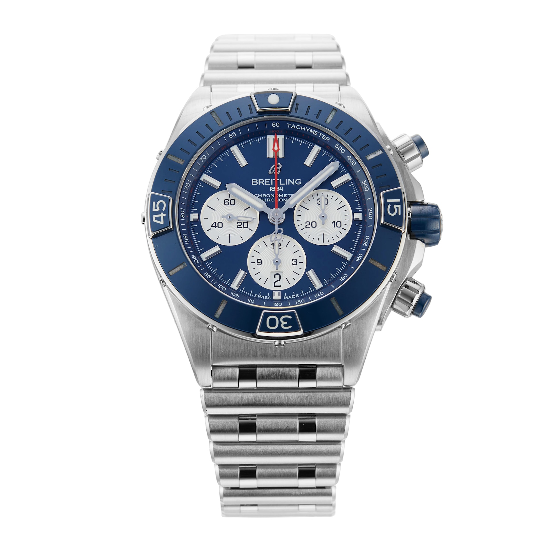 Pre-Owned Breitling Super Chronomat B01 44mm Stainless Steel