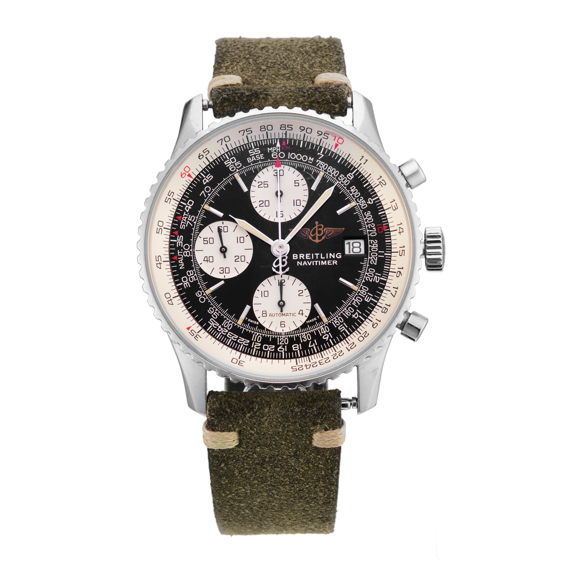 Vintage Breitling Navtimer 41mm Stainless Steel Vintage Breitling Navtimer 41mm Stainless Steel
