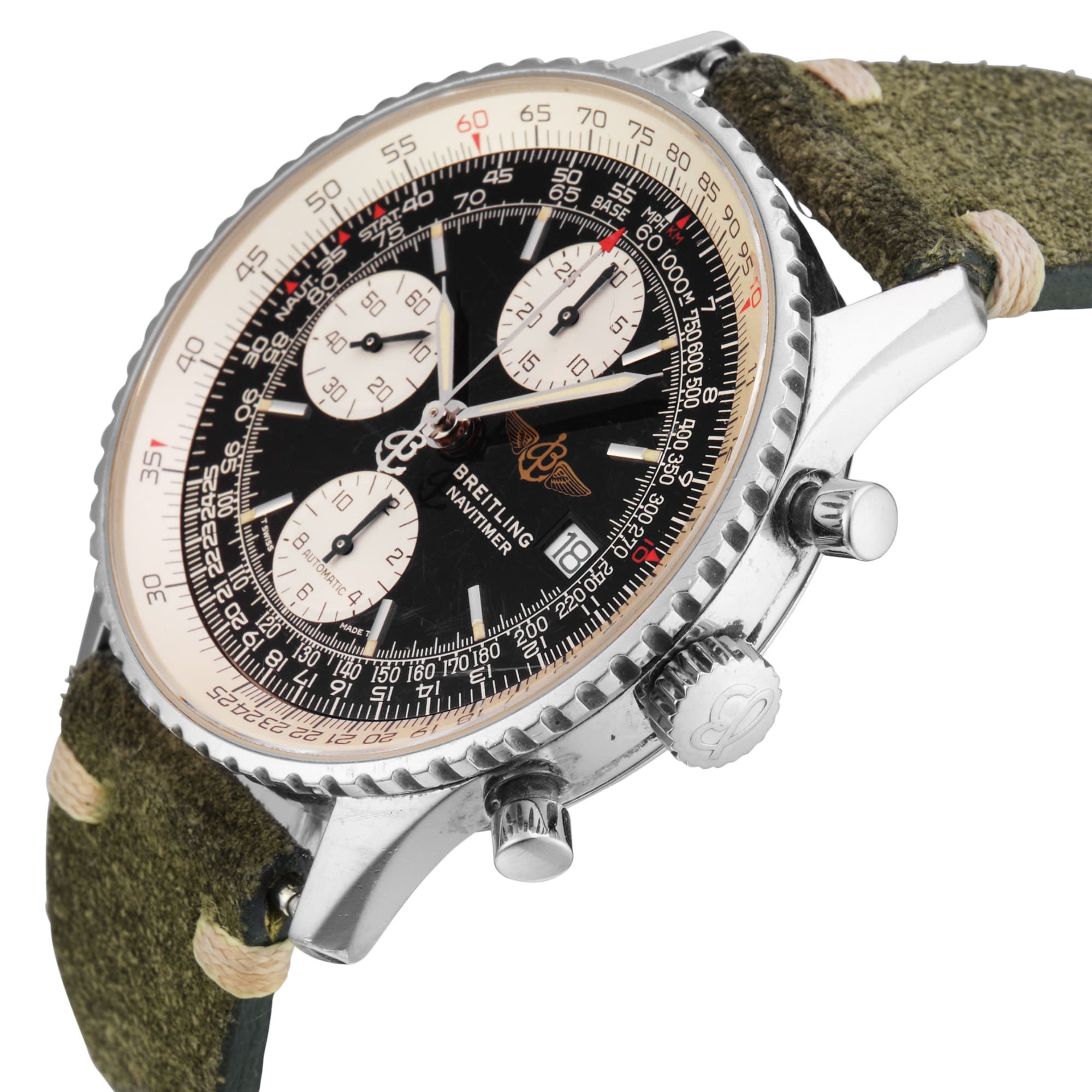 Vintage Breitling Navtimer 41mm Stainless Steel Vintage Breitling Navtimer 41mm Stainless Steel