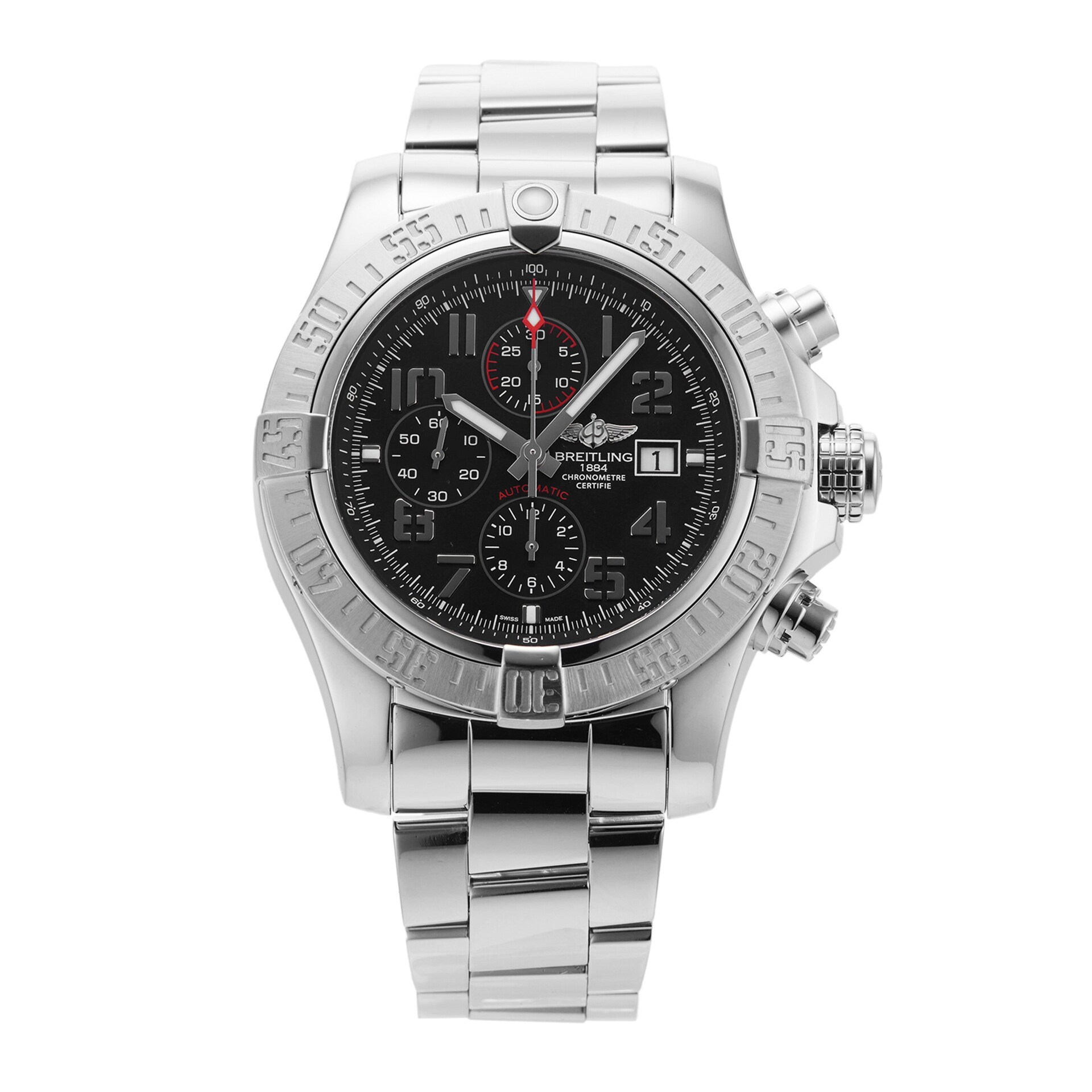 Pre-Owned Breitling Super Avenger II A1337111/BC28 Pre-Owned Breitling Super Avenger II A1337111/BC28