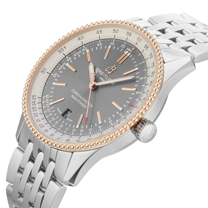Pre-Owned Breitling Navitimer Automatic 41mm Stainless Steel and Rose Gold
