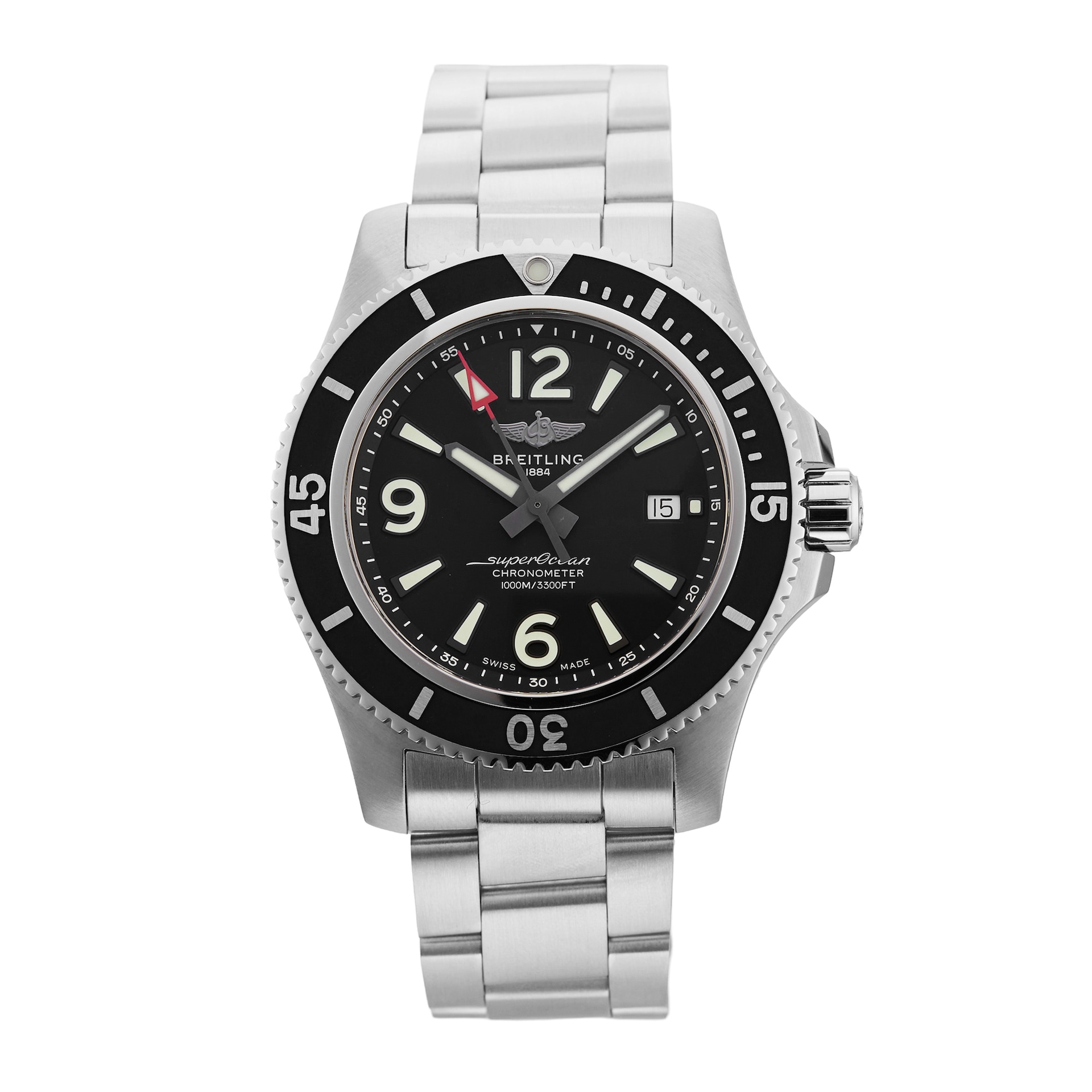 Pre-Owned Breitling Superocean A17367D71B1A1 Pre-Owned Breitling Superocean A17367D71B1A1