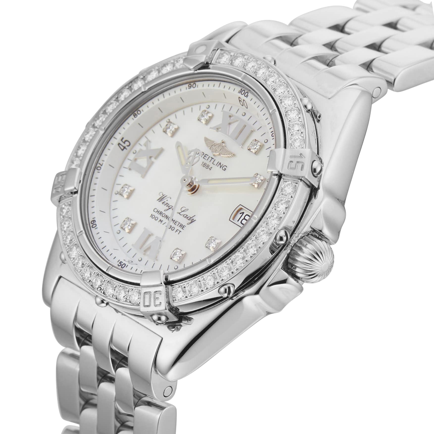 Pre-Owned Breitling Wings Lady 31mm Stainless Steel