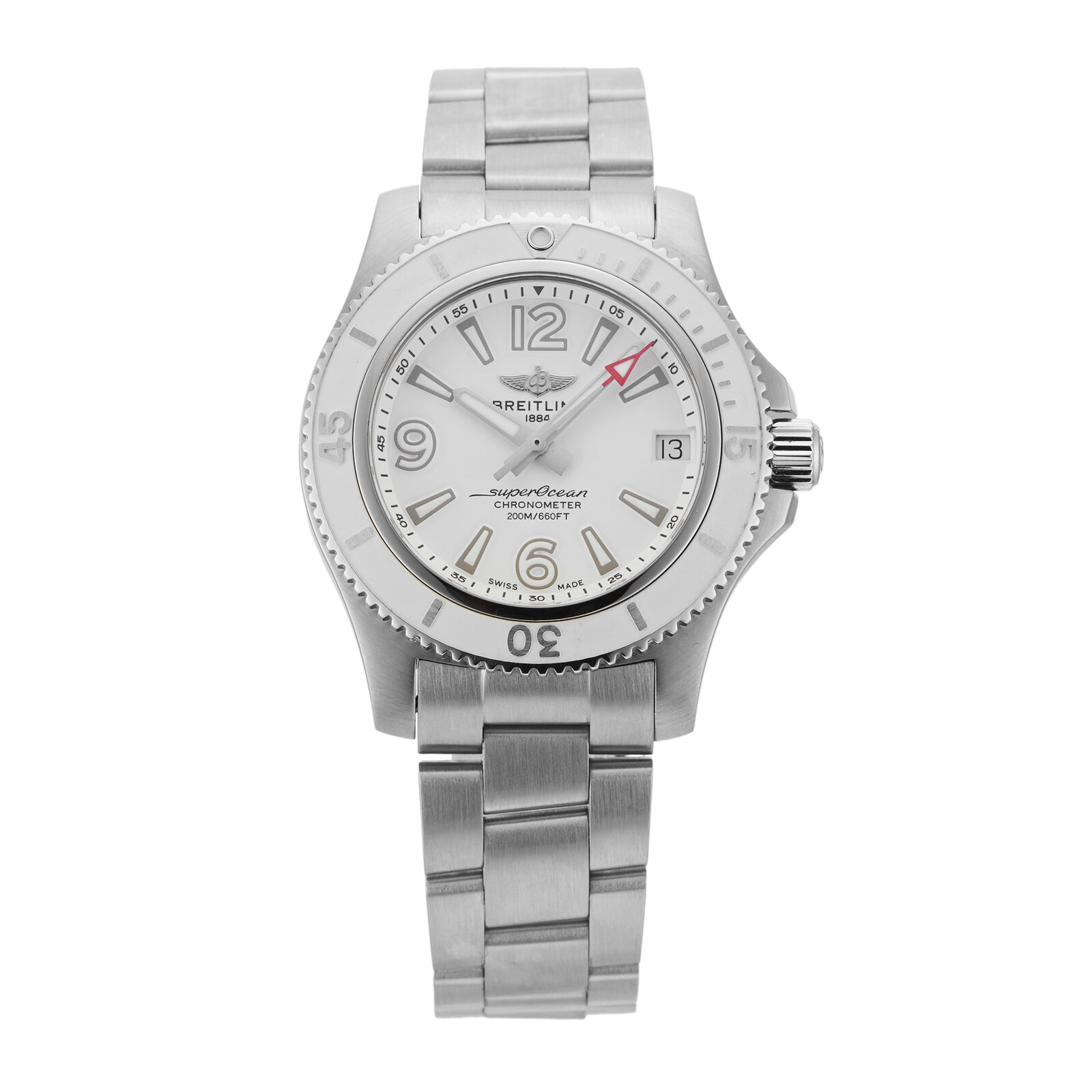 Pre-Owned Breitling Superocean Automatic 36, Stainless Steel  A17316D21A1A1