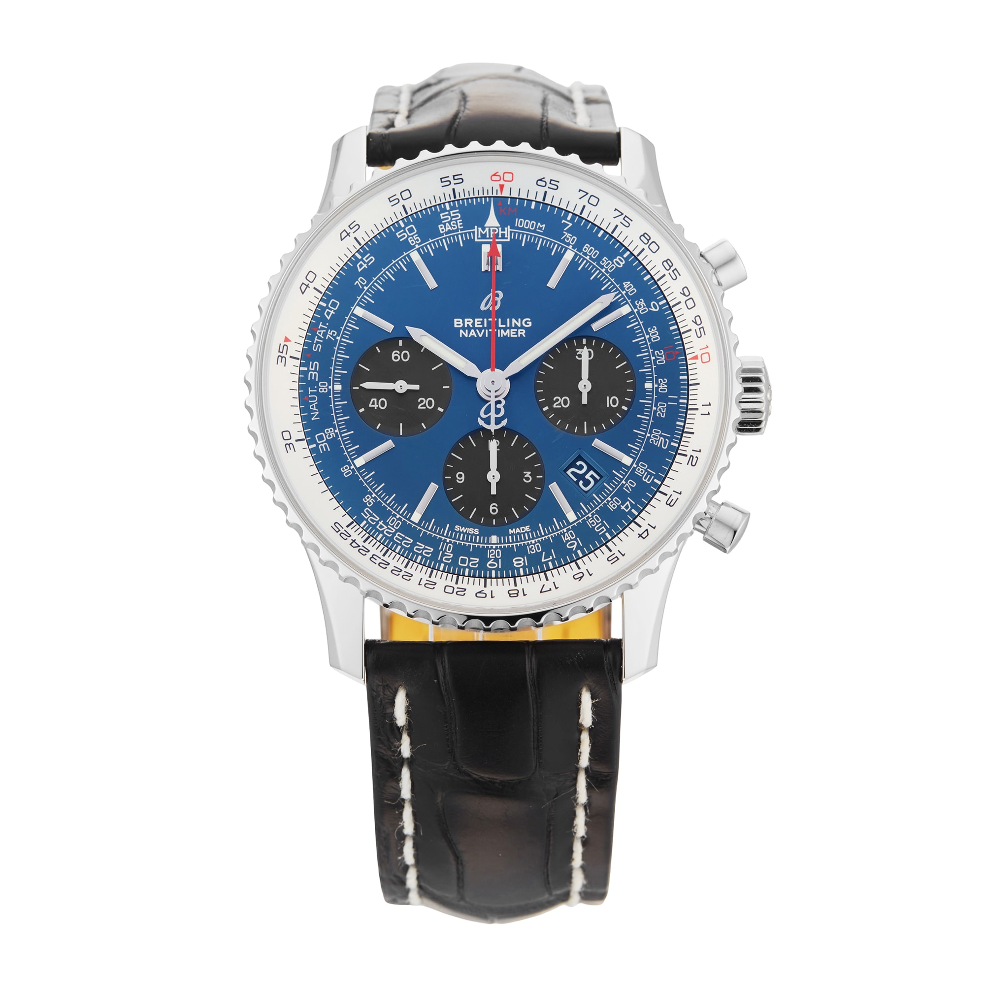 Pre-Owned Breitling Navitimer B01 Chronograph 43MM Stainless Steel Pre-Owned Breitling Navitimer B01 Chronograph 43MM Stainless Steel
