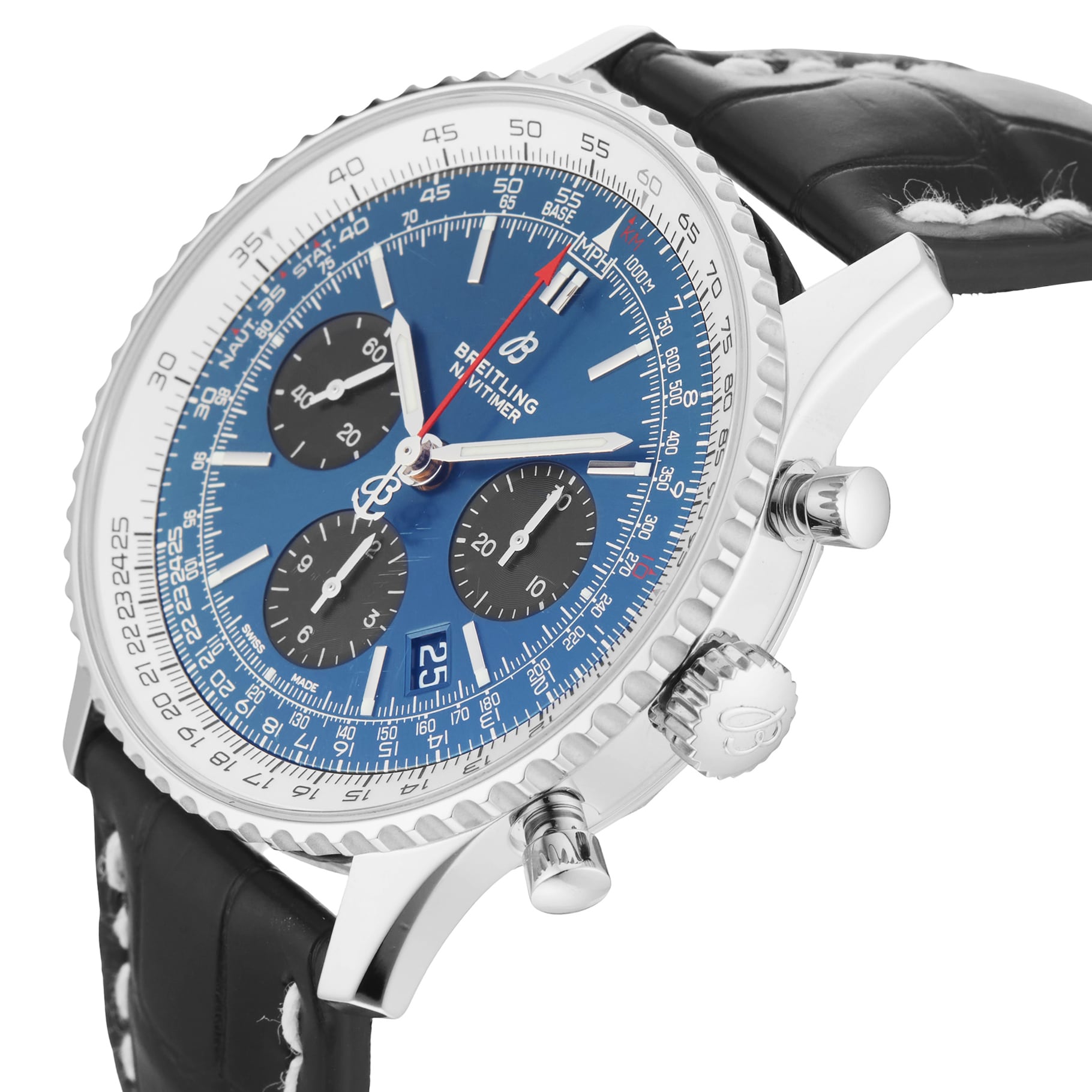 Pre-Owned Breitling Navitimer B01 Chronograph 43MM Stainless Steel Pre-Owned Breitling Navitimer B01 Chronograph 43MM Stainless Steel