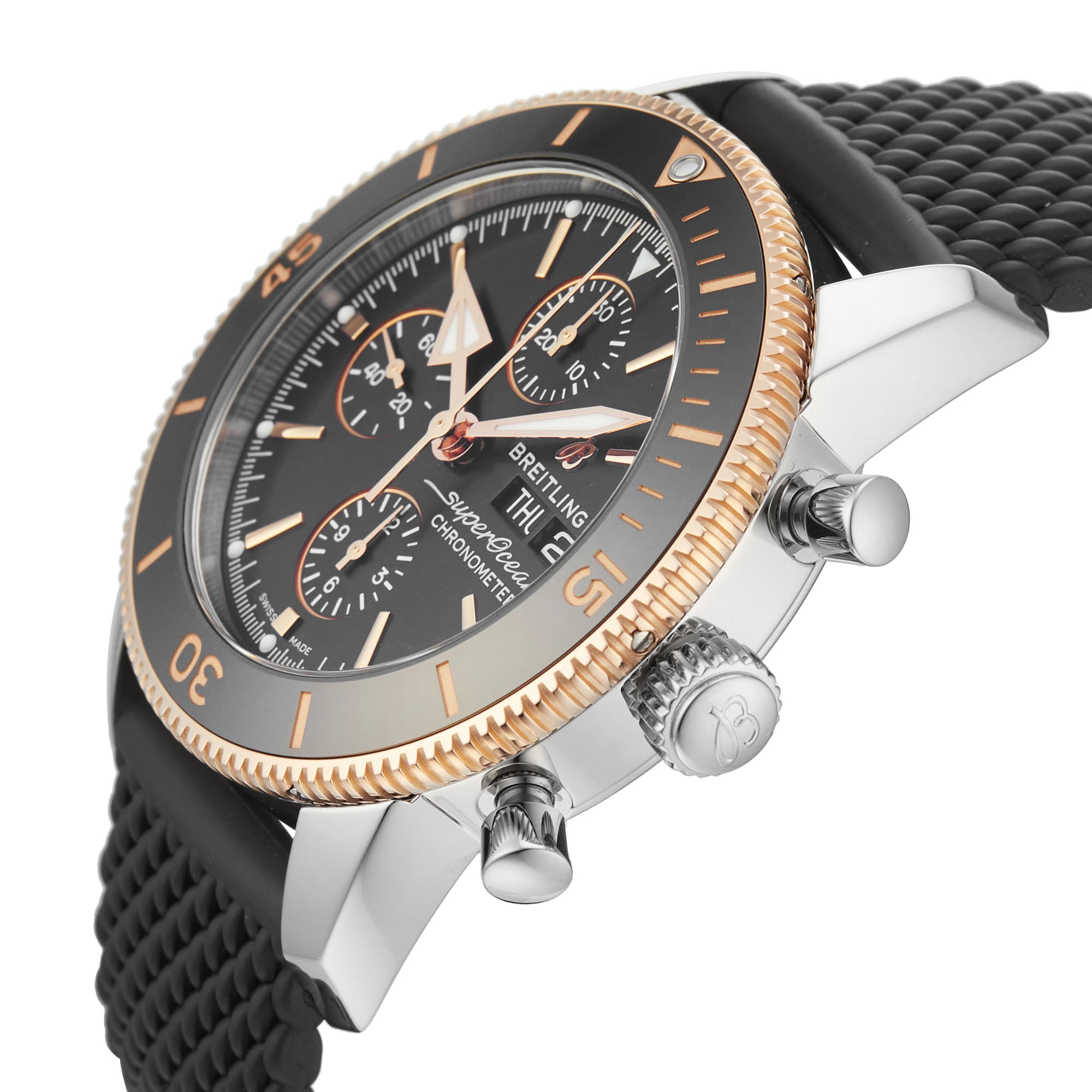 Pre-Owned Breitling Superocean Heritage chronograph 44 Stainless Steel