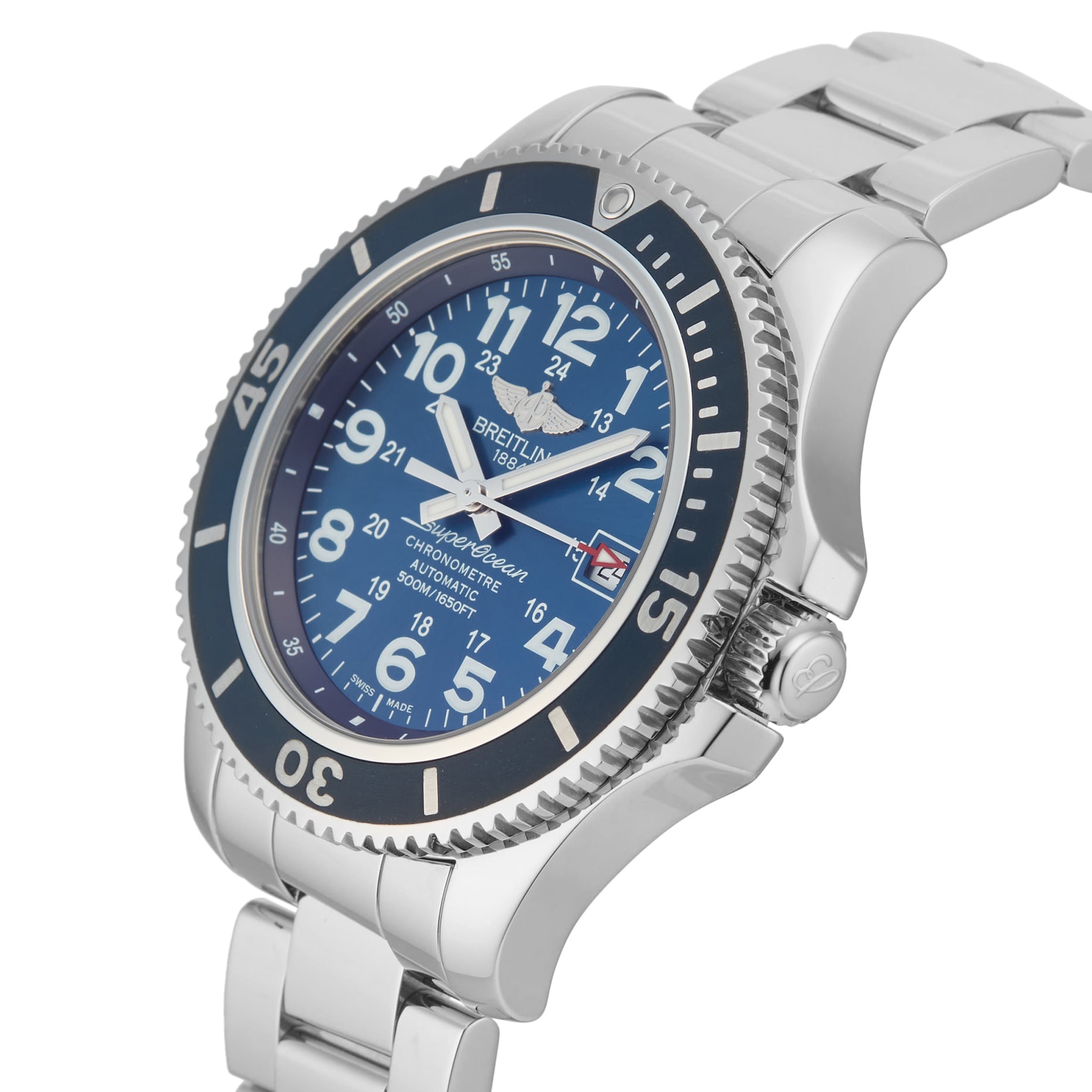 Pre-Owned Breitling Superocean II 42MM Stainless Steel A17365D1/C915