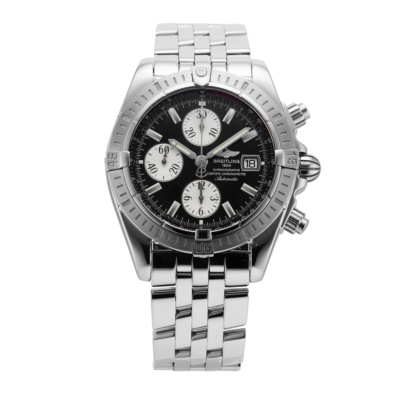 Pre-Owned Breitling Chronomat Evolution 44MM Stainless Steel  A13356