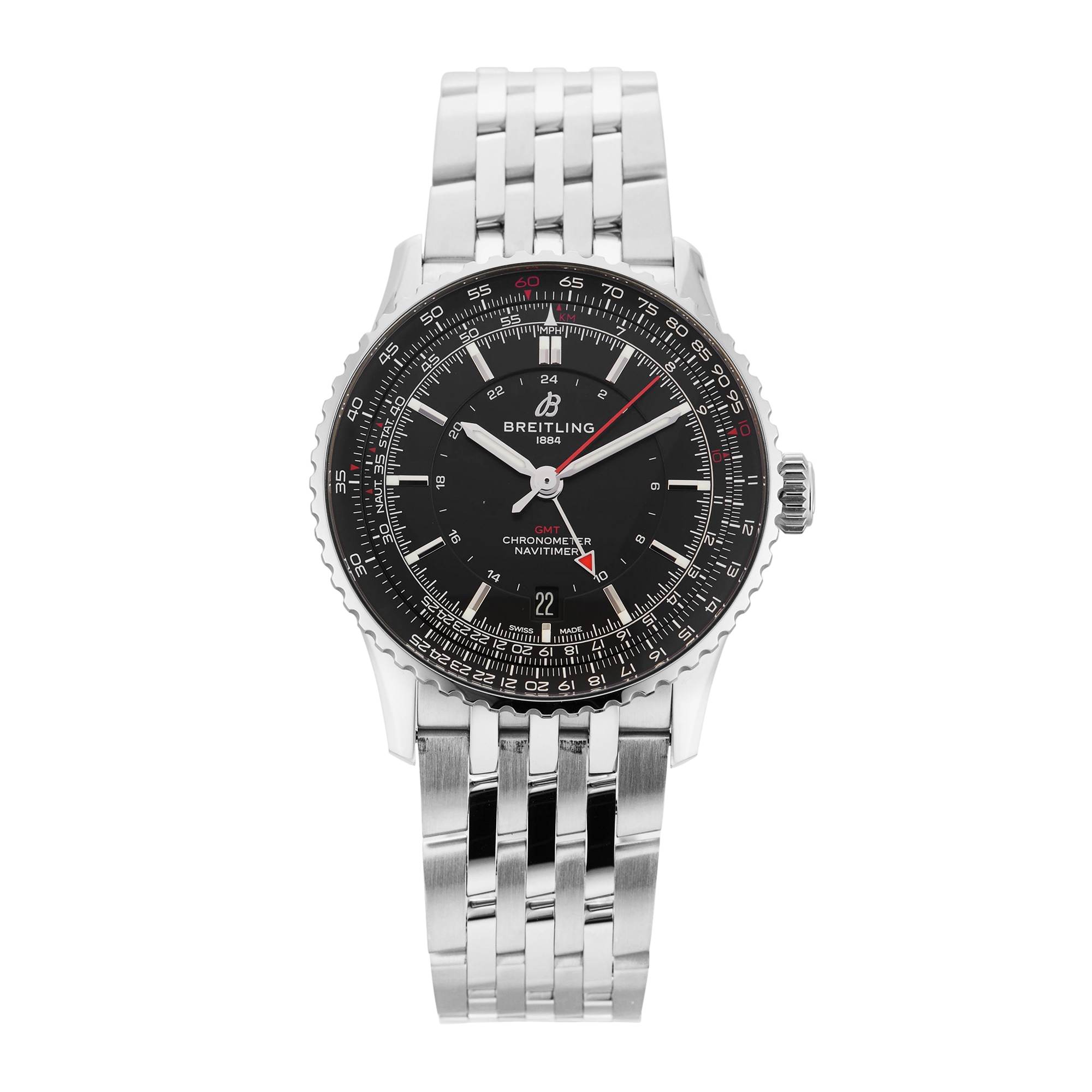 Navitimer Automatic GMT 41mm Stainless Steel