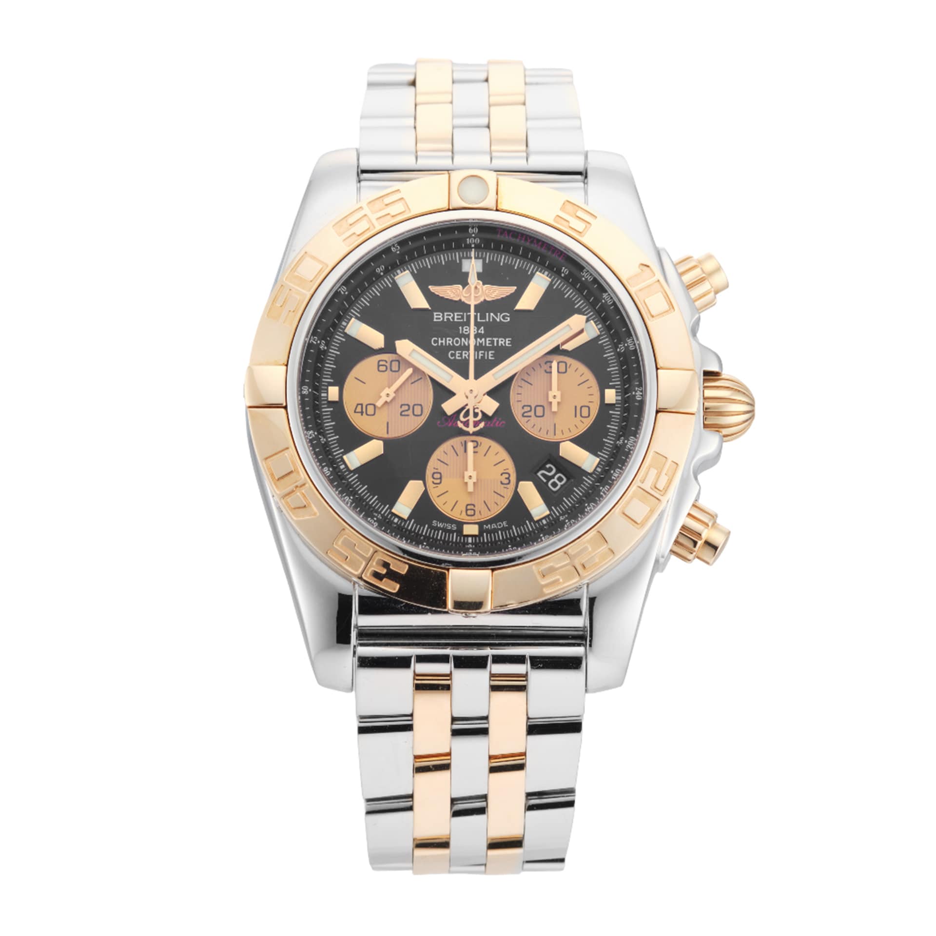 Pre-Owned Breitling Chronomat 44mm Stainless Steel and Rose Gold