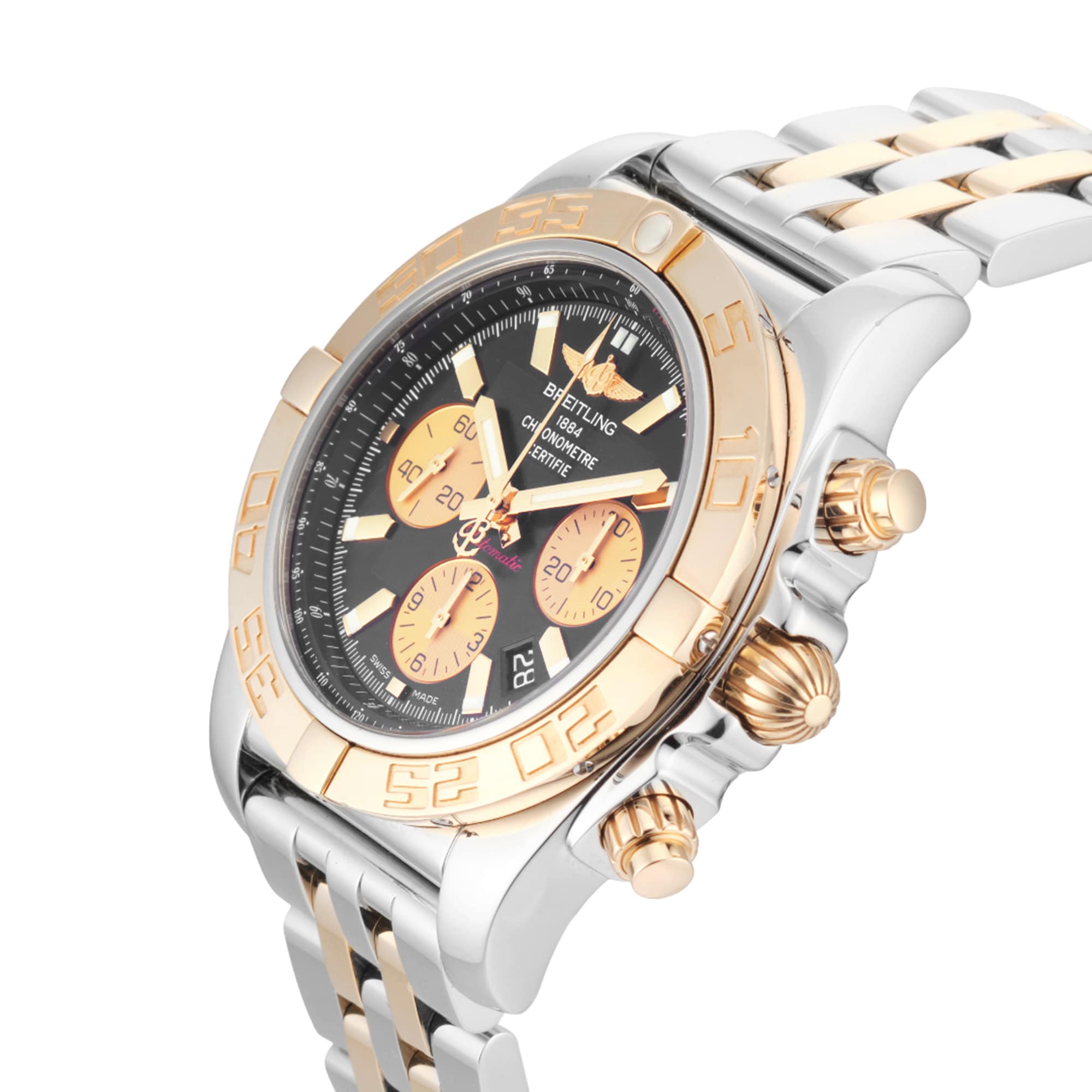 Pre-Owned Breitling Chronomat 44mm Stainless Steel and Rose Gold