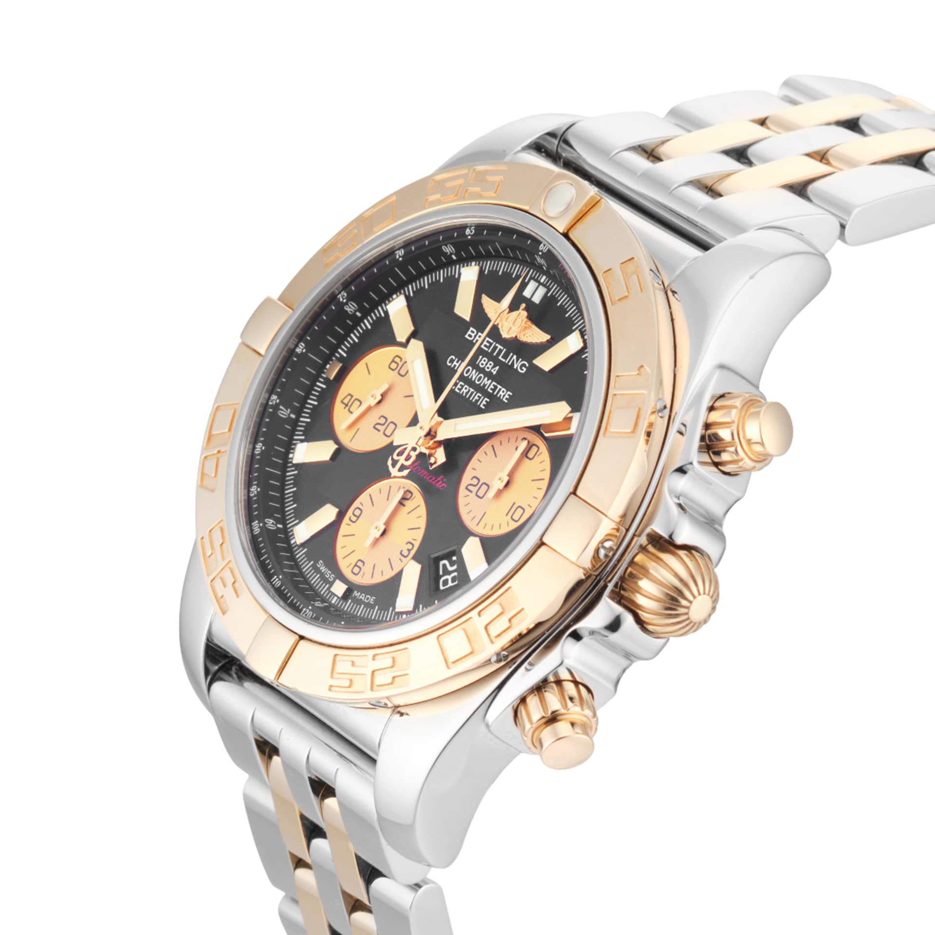 Pre-Owned Breitling Chronomat 44mm Stainless Steel and Rose Gold