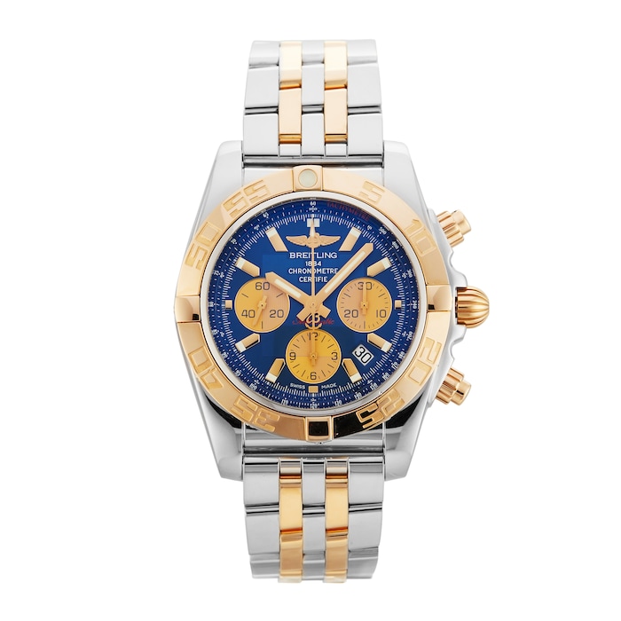 Pre-Owned Breitling Chronomat 44 Stainless Steel and Rose Gold