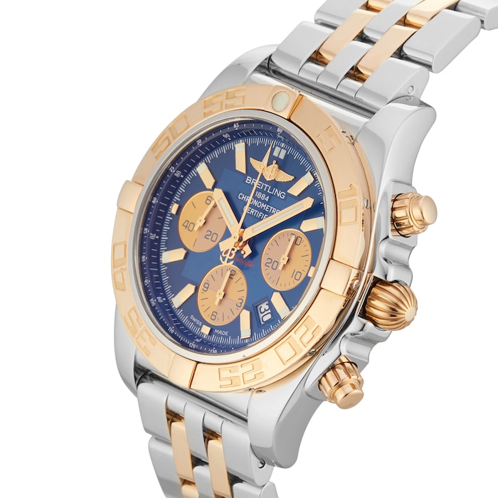 Pre-Owned Breitling Chronomat 44 Stainless Steel and Rose Gold