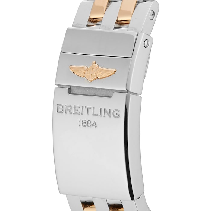 Pre-Owned Breitling Chronomat 44 Stainless Steel and Rose Gold