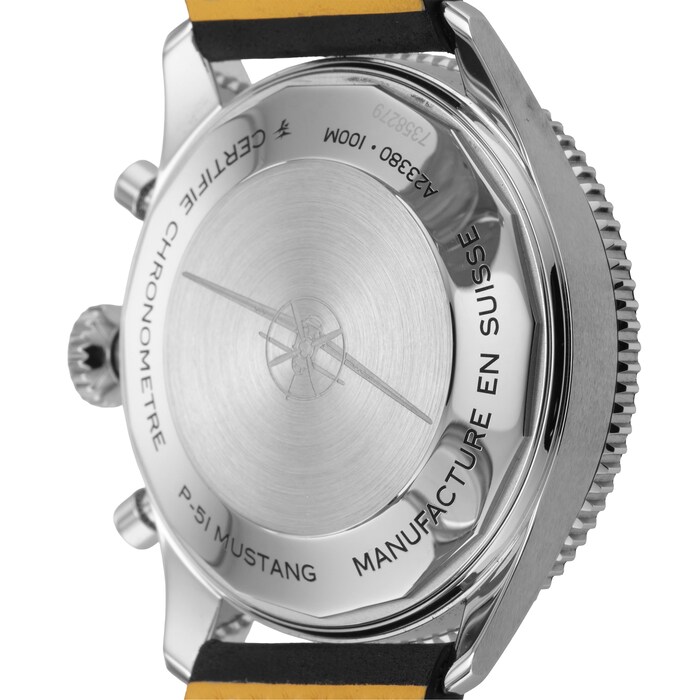 Pre-Owned Breitling Classic Avi Chronograph P-51 Mustang 40mm Stainless Steel