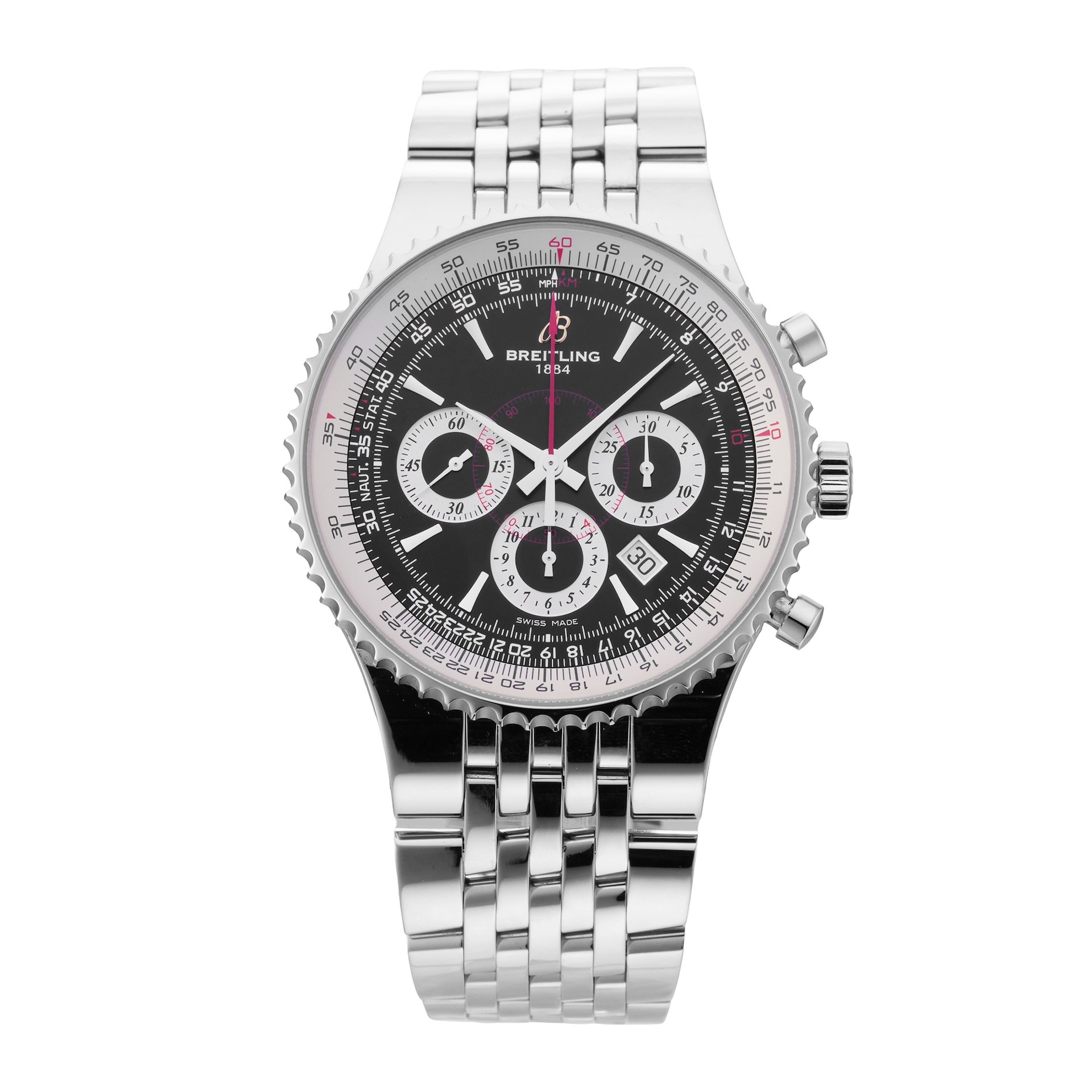 Pre-Owned Breitling Montbrillant Limited Edition 47MM Stainless Steel
