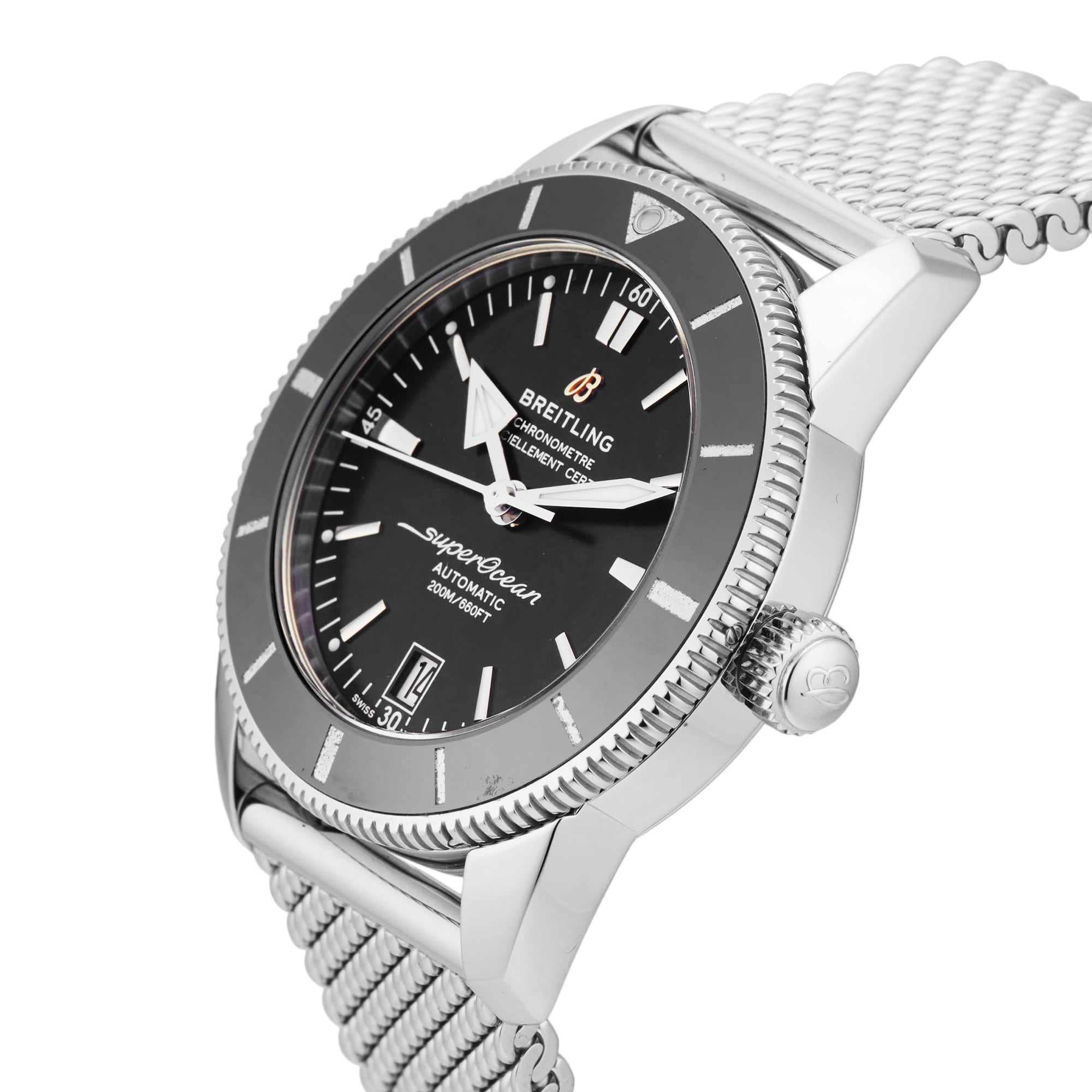 Pre-Owned Breitling Superocean Heritage B20 Automatic 42mm Stainless Steel Pre-Owned Breitling Superocean Heritage B20 Automatic 42mm Stainless Steel