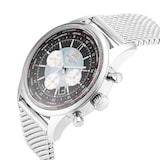 Pre-Owned Breitling Transocean Chronograph Unitime 46mm Stainless Steel