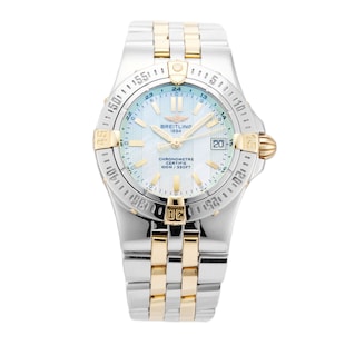 Pre-Owned Breitling Starliner 30mm Stainless Steel and Yellow Gold