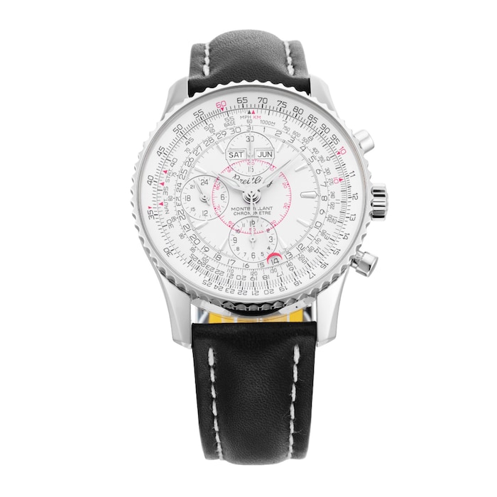 Pre-Owned Breitling Montbrillant Datora 43mm Stainless Steel