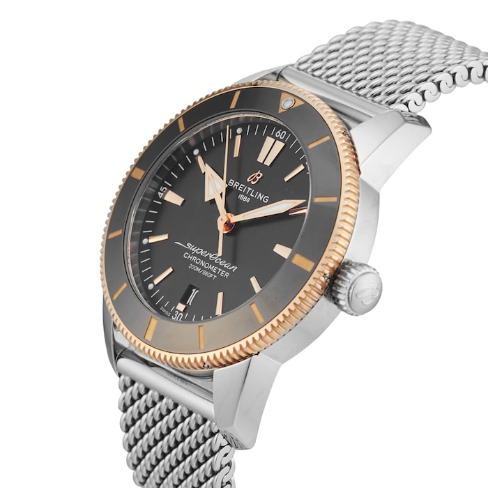Pre-Owned Breitling Superocean Heritage B20 44mm Stainless Steel and Rose Gold